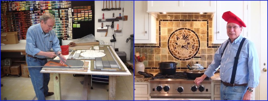 Coaching towards a kitchen backsplash