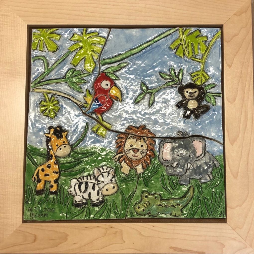 Mim’s Finished Piece - Ceramic Coaching works!