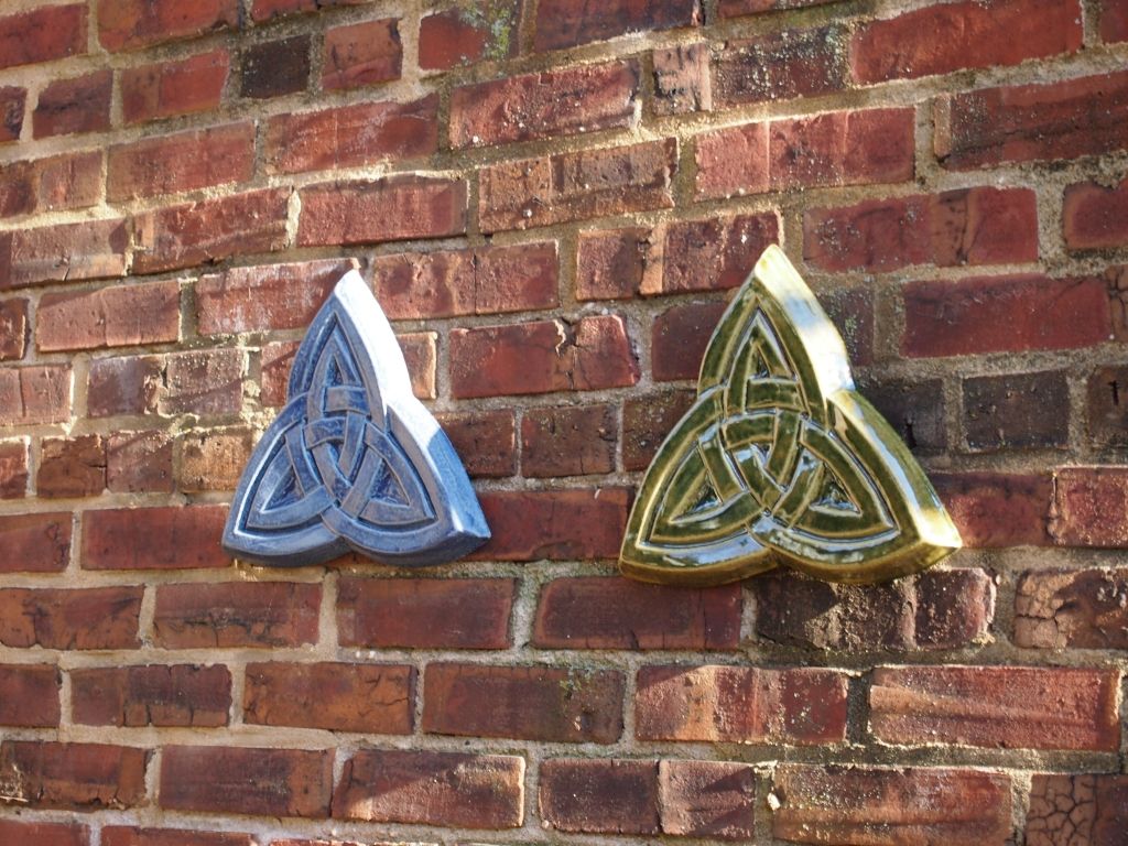 Celtic Trinity Knots - Architectural Ceramics
