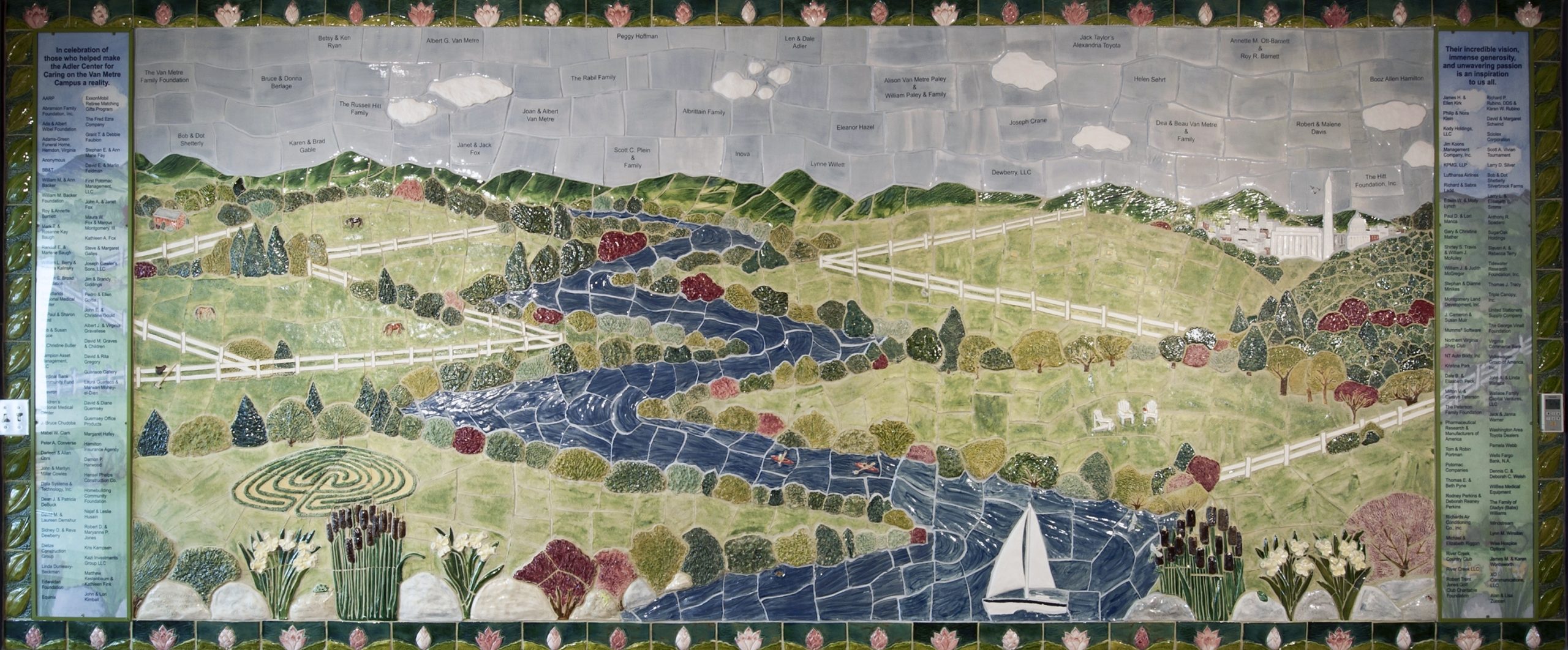 Donor Wall Adler Center for Caring